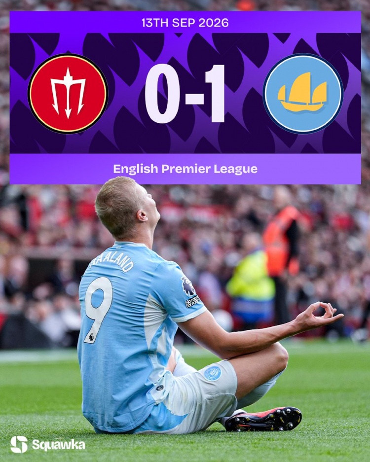 1-0小胜！英超赛场上，曼城成为首支客战曼联斩获10场胜利的球队